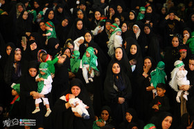 گزارش تصویری2/ مراسم شیرخوارگان حسینی در مصلی