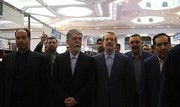 بازدید رئیس مجلس شورای اسلامی از نمایشگاه بین‌المللی کتاب تهران