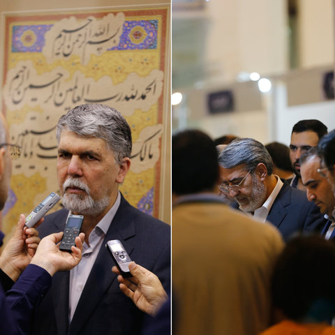 بازدید وزیر کشور و وزیر ارشاد از نمایشگاه قرآن