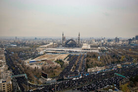  تصاویر هوایی / حضور مردم در نماز جمعه ۲۷ دی ۹۸ به امامت رهبر معظم انقلاب