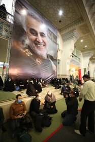 مراسم دومین سالگرد شهادت حاج قاسم سلیمانی و یارانش