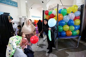شهر بازی کودکان در حاشیه برگزاری اجتماع دختران و بانوان تهرانی «دل آرام»