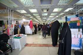 نمایشگاه پوشاک در حاشیه برگزاری اجتماع دختران و بانوان تهرانی «دل آرام»
