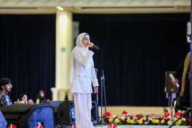 اجرای خانم  اسرا جلیلیان در اجتماع دختران و بانوان تهرانی «دل آرام»