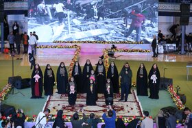 رونمایی از سرود جدید «مثلاً جنگ نیست» با اجرای حاج عبدالرضا هلالی در اجتماع دختران و بانوان تهرانی «دل آرام»