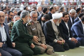 اقامه نماز عید سعید فطر به امامت رهبر معظم انقلاب