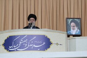 اقامه نماز عید سعید فطر به امامت رهبر معظم انقلاب