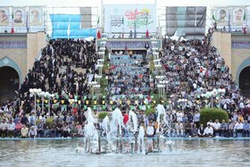 حضور اقشار مختلف مردم در نماز عید سعید فطر