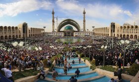 گزارش تصویری| حضور اقشار مختلف مردم در نماز عید سعید فطر