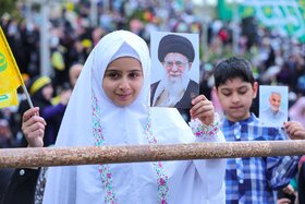 حضور اقشار مختلف مردم در نماز عید سعید فطر