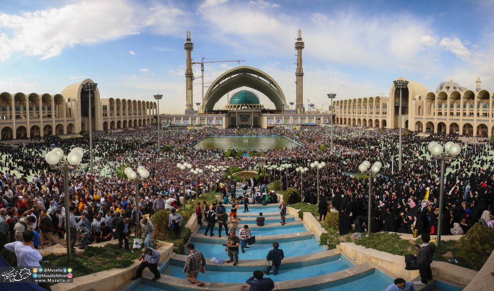گزارش تصویری| حضور اقشار مختلف مردم در نماز عید سعید فطر