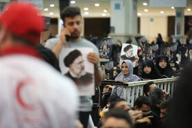 آیین گرامیداشت و وداع با پیکر مطهر رئیس جمهور شهید سید ابراهیم رئیسی و همراهان