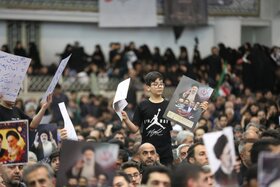 آیین گرامیداشت و وداع با پیکر مطهر رئیس جمهور شهید سید ابراهیم رئیسی و همراهان