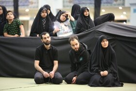 حضور فرزندان شهید سلیمانی در آیین گرامیداشت و وداع با پیکر مطهر رئیس جمهور شهید سید ابراهیم رئیسی و همراهان