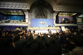 آیین گرامیداشت و وداع با پیکر مطهر رئیس جمهور شهید سید ابراهیم رئیسی و همراهان