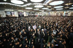 آیین گرامیداشت و وداع با پیکر مطهر رئیس جمهور شهید سید ابراهیم رئیسی و همراهان