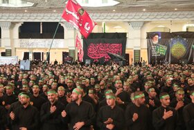 مراسم عزاداری ۲۸ صفر نیروهای مسلح در مصلای امام خمینی(ره)