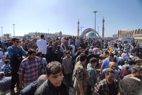 خیابانها و معابر اطراف مصلی در هنگام برگزاری نماز جمعه تهران