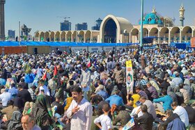 خیابانها و معابر اطراف مصلی در هنگام برگزاری نماز جمعه تهران