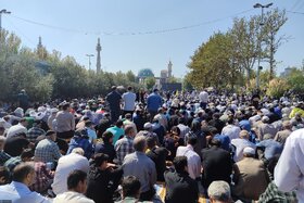 خیابانها و معابر اطراف مصلی در هنگام برگزاری نماز جمعه تهران