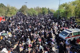 خیابانها و معابر اطراف مصلی در هنگام برگزاری نماز جمعه تهران