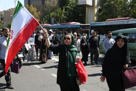 خیابانها و معابر اطراف مصلی در هنگام برگزاری نماز جمعه تهران