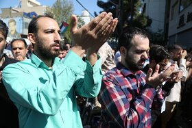 خیابانها و معابر اطراف مصلی در هنگام برگزاری نماز جمعه تهران