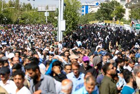 خیابانها و معابر اطراف مصلی در هنگام برگزاری نماز جمعه تهران