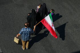 خیابانها و معابر اطراف مصلی در هنگام برگزاری نماز جمعه تهران