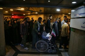 خیابانها و معابر اطراف مصلی در هنگام برگزاری نماز جمعه تهران