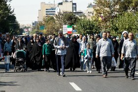 خیابانها و معابر اطراف مصلی در هنگام برگزاری نماز جمعه تهران