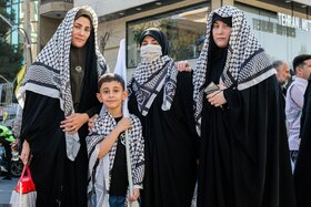 خیابانها و معابر اطراف مصلی در هنگام برگزاری نماز جمعه تهران