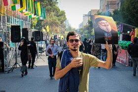 خیابانها و معابر اطراف مصلی در هنگام برگزاری نماز جمعه تهران