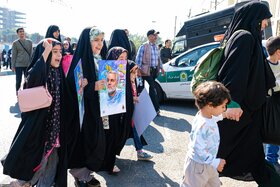 خیابانها و معابر اطراف مصلی در هنگام برگزاری نماز جمعه تهران