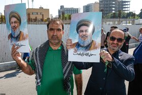 خیابانها و معابر اطراف مصلی در هنگام برگزاری نماز جمعه تهران