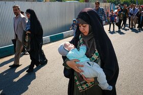 خیابانها و معابر اطراف مصلی در هنگام برگزاری نماز جمعه تهران