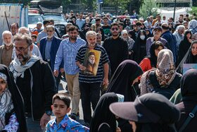 خیابانها و معابر اطراف مصلی در هنگام برگزاری نماز جمعه تهران