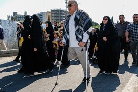 خیابانها و معابر اطراف مصلی در هنگام برگزاری نماز جمعه تهران