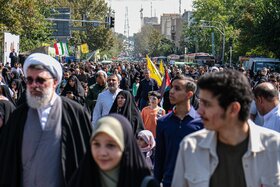 خیابانها و معابر اطراف مصلی در هنگام برگزاری نماز جمعه تهران