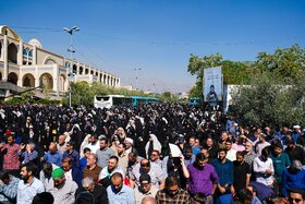 خیابانها و معابر اطراف مصلی در هنگام برگزاری نماز جمعه تهران
