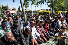 خیابانها و معابر اطراف مصلی در هنگام برگزاری نماز جمعه تهران
