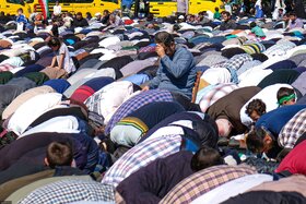 خیابانها و معابر اطراف مصلی در هنگام برگزاری نماز جمعه تهران