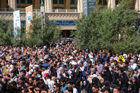 خیابانها و معابر اطراف مصلی در هنگام برگزاری نماز جمعه تهران