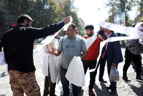خیابانها و معابر اطراف مصلی در هنگام برگزاری نماز جمعه تهران