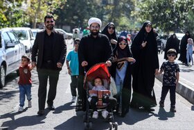 خیابانها و معابر اطراف مصلی در هنگام برگزاری نماز جمعه تهران