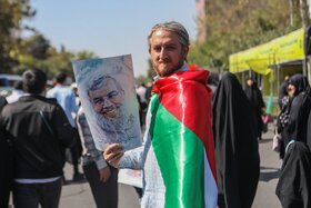 خیابانها و معابر اطراف مصلی در هنگام برگزاری نماز جمعه تهران