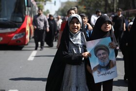 خیابانها و معابر اطراف مصلی در هنگام برگزاری نماز جمعه تهران