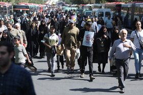 خیابانها و معابر اطراف مصلی در هنگام برگزاری نماز جمعه تهران