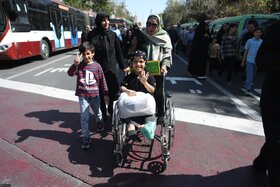 خیابانها و معابر اطراف مصلی در هنگام برگزاری نماز جمعه تهران