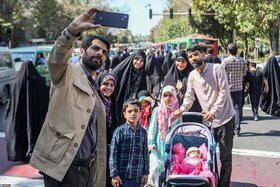 خیابانها و معابر اطراف مصلی در هنگام برگزاری نماز جمعه تهران